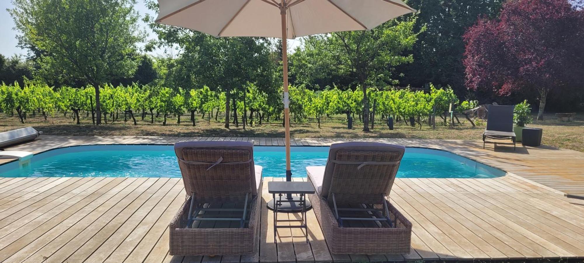 La Vigneraie De Laura Bed & Breakfast Sainte-Colombe  Luaran gambar