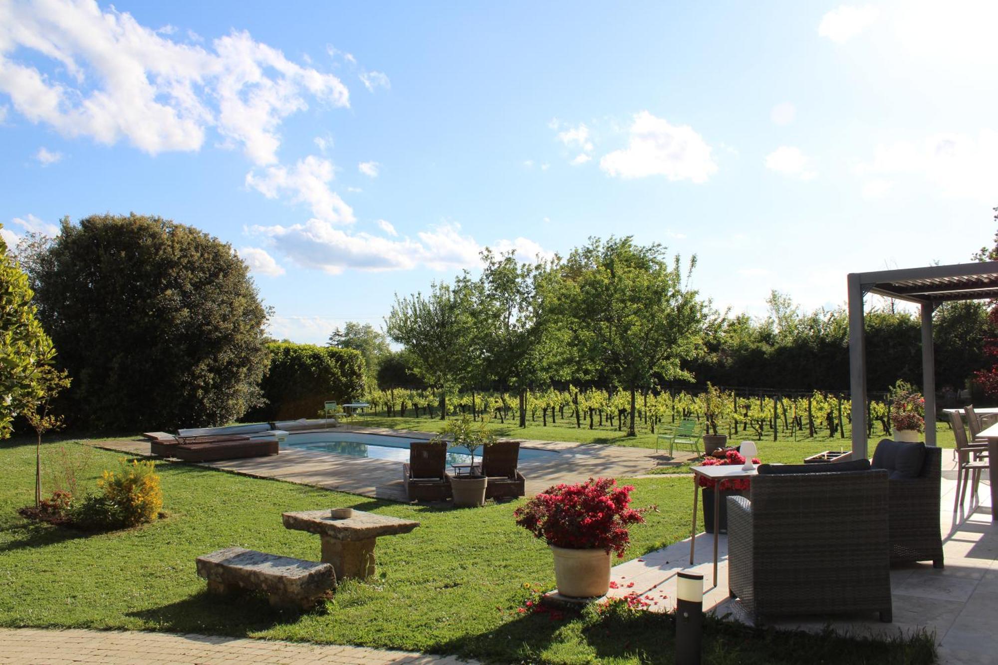 La Vigneraie De Laura Bed & Breakfast Sainte-Colombe  Luaran gambar