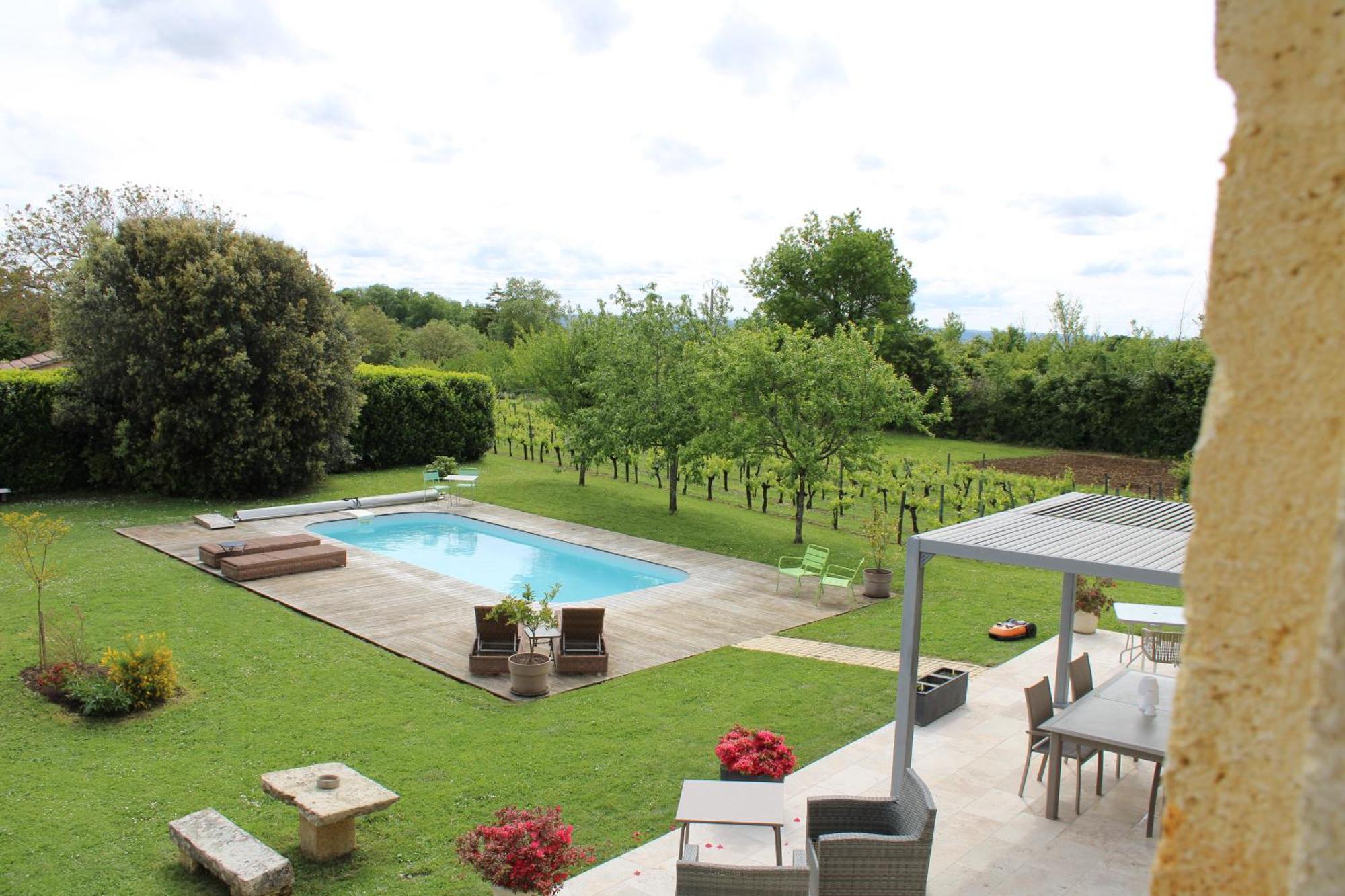 La Vigneraie De Laura Bed & Breakfast Sainte-Colombe  Luaran gambar