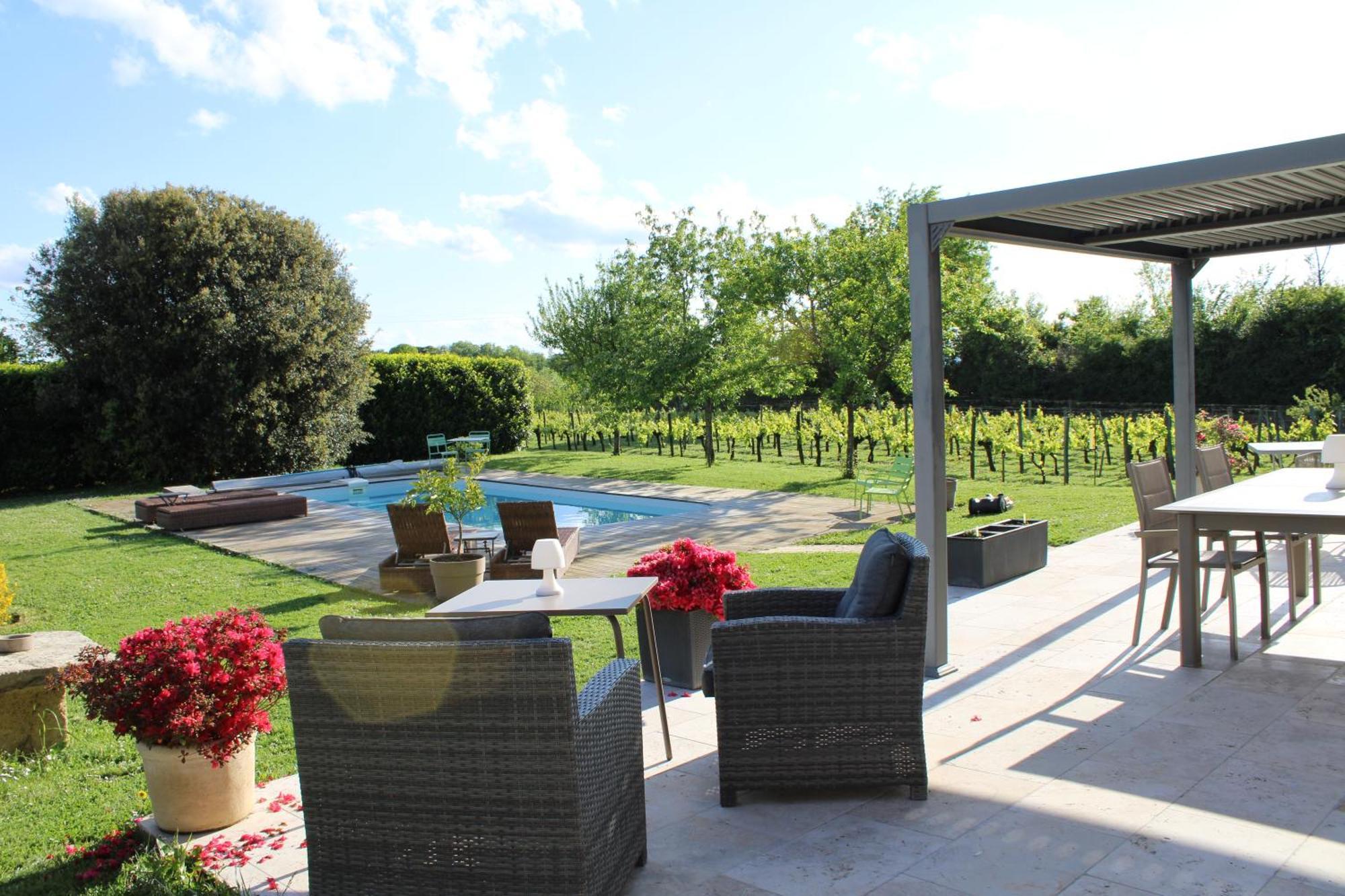 La Vigneraie De Laura Bed & Breakfast Sainte-Colombe  Luaran gambar